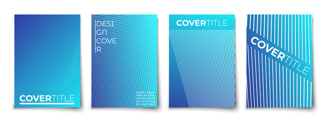 minimal cover design. vector mockup template