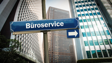 Schild 375 - Büroservice