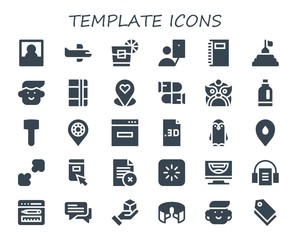 template icon set