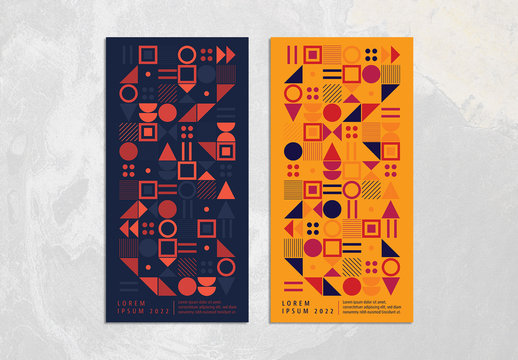 Geometric Abstract Design Layout
