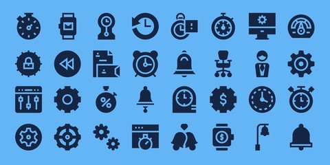 clock icon set