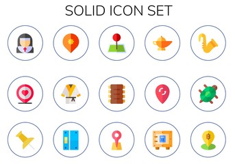 solid icon set