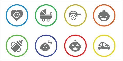 infant icon set