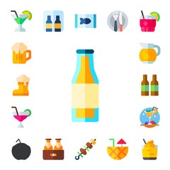 beer icon set