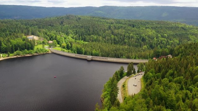 Anflug Talsperre