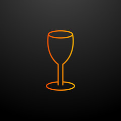 glass nolan icon. Elements of food set. Simple icon for websites, web design, mobile app, info graphics
