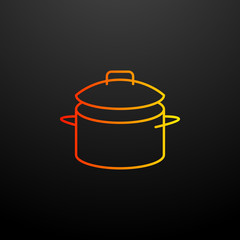 pan nolan icon. Elements of food set. Simple icon for websites, web design, mobile app, info graphics