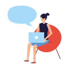 Obraz premium people talking bubble