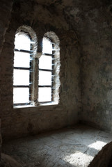 Obraz premium Parnitha Mountain, Athens / Greece, June 2019: The Ntavelis cave and the enclosed monastery