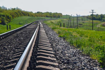 Obraz premium railway in countryside