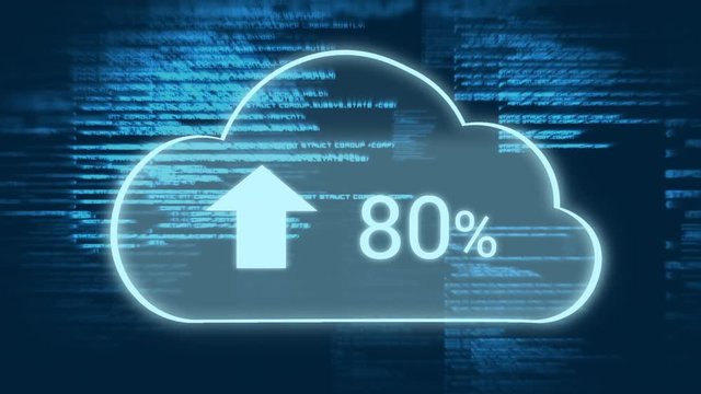 Upload progress clouds and program codes