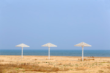 The watchtower is by the sea