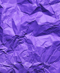 Photo of crumpled paper texture. Abstract paper background.