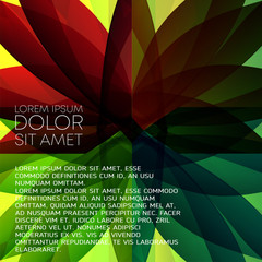 Fototapeta premium Vector abstract design banner web template