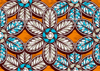 african fashion seamless pattern, vector illustration file. 