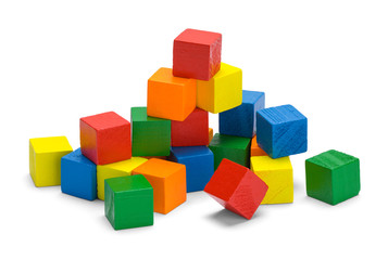 Square Wood Block Pile