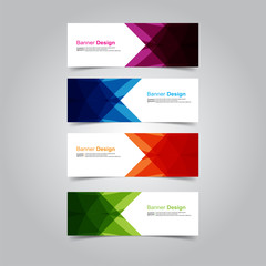 Fototapeta premium Vector abstract design banner web template
