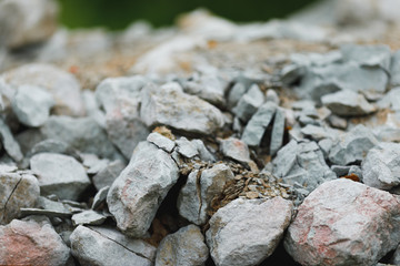 shale slate stones, close-up view