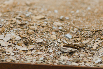 shale slate stones, close-up view