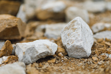 shale slate stones, close-up view