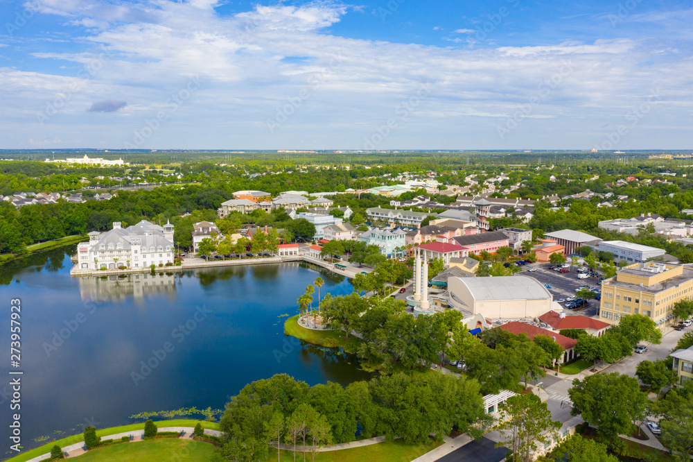 Wall mural Celebration FL USA aerial drone photo