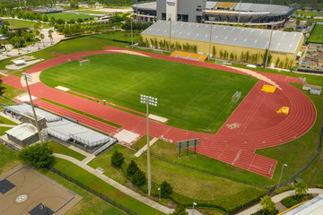 Aerial photo running track UCF Orlando FL