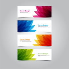 Fototapeta premium Vector abstract design banner web template