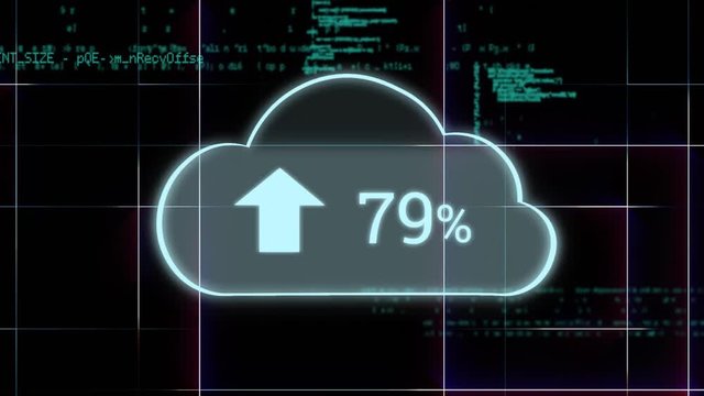 Upload progress clouds and program codes