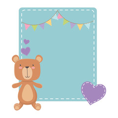Teddy bear cartoon design vector illustration