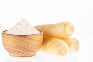 The parsnips, celery creole, racacha, virraca, white carrot - Arracacia xanthorrhiza