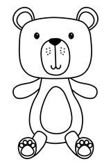 Teddy bear cartoon design vector illustration