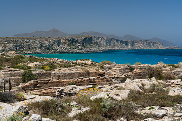 Fototapeta premium The island of Favignana