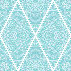 Line art seamless pattern for fabric or wrapping paper. Background with hand-drawn elements