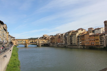 Fototapeta premium 川と町並み