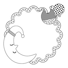 Baby shower symbol design vector illustration