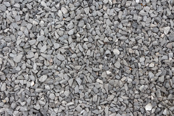 Construction site gray white gravel texture background