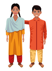 indian children avatar cartoon character