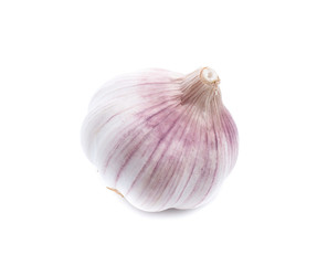 Garlic isolated on white background