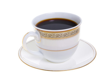 coffee isolated on white