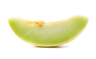 cantaloupe melon isolated on white