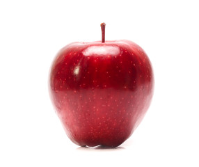 red apple isolated on white background