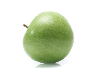 Green apple isolated on white background