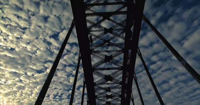 Harbour Bridge view of the construction