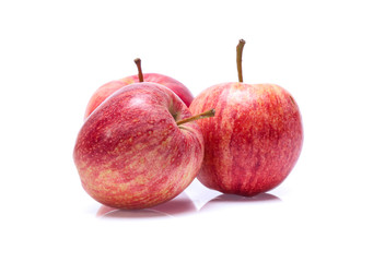 Red apple isolated on a white background