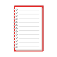 note book school supply icon