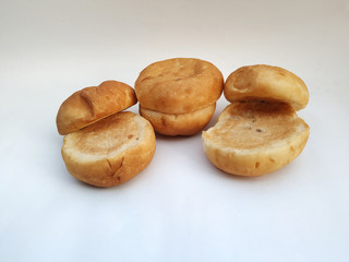 Homemade Freshly baked soft Dinner Rolls, selective focus  R