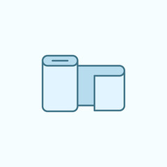 material with simple color element icon
