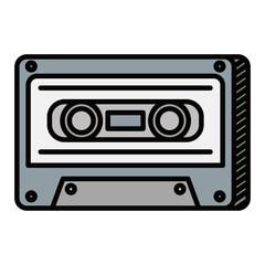 audio cassette record musical icon