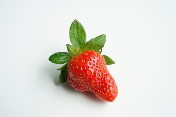 strawberry isolated on white background