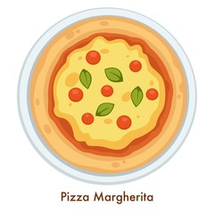 Italian cuisine pizza Margherita food of Italy seafood